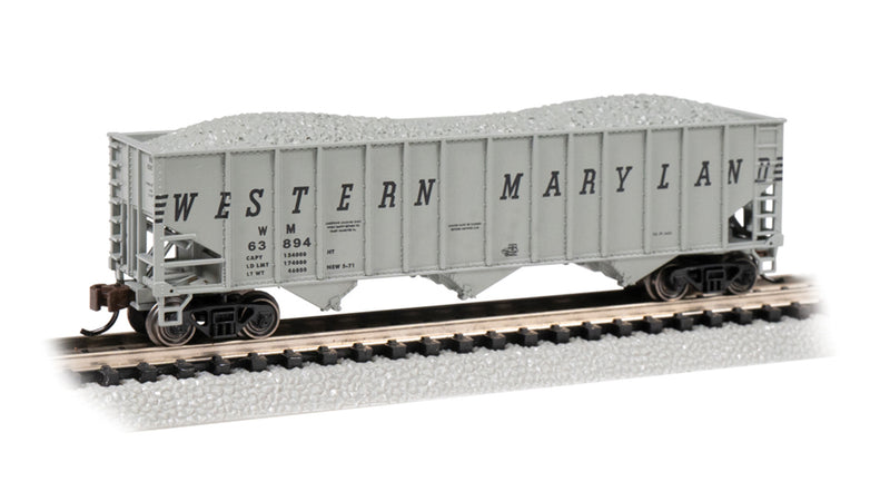 Bachmann 18757 Bethlehem Steel 100-Ton 3-Bay Hopper - Ready to Run -- Western Maryland