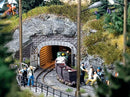 Busch HO 1471 Mine Entrance 2 Rail, 9.5 x 4.3cm