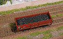 Busch HO 1680 Real-Coal Load, Fits European 2-Axle Gondola with Side Doors