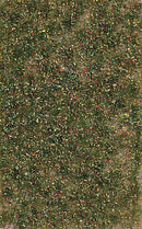 Busch 3543 Grass Tuft Sheet, Late Summer Weed Tufts 3/16" .4cm Tall, 5-7/16 x 3-7/16" 13.8 x 8.8cm