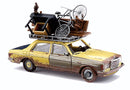 Busch HO 46858 1977 Mercedes Benz W123 Sedan, Assembled, With Overloaded Roof Rack, Weathered, Various Colors