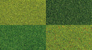 Busch 7050 Scatter Material Ground Cover Set, 1 Each: Dark Green, Spring Green, Summer Green & Flower Meadow