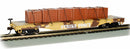 Bachmann HO 18934 52' Flat Car with Crates, Desert Camouflage "Strike Force"