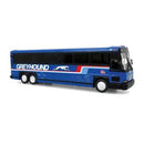 Iconic Replicas HO 870620 MCI D4000 Coach, Assembled, Greyhound (blue, white, red, black)