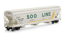 Athearn Genesis ATHG15437 HO ACF 4600 3-Bay Center Flow Hopper, SOO
