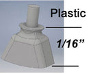 Cal-Scale HO 727 Locomotive Cab Ground Light, Plastic (4)