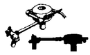 Cal-Scale HO EM-222 Steam Loco Exhaust Muffler (Brass Casting), With Valve