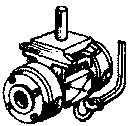 Cal-Scale HO PE-365 Alternator (Unpainted Brass Casting), For Passenger Cars