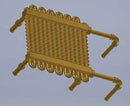 Cal-Scale HO 683 F-Unit Roof Mount Radiator, With Sideway Piping (Brass)