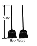 Cal-Scale HO 743 Brooms, Unpainted Black Plastic (2)