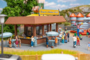 PREORDER Faller HO 190094 Ruhrpott Fair Action Set (Non-Motorized), Includes Carousel, Sausage Stand, 2 Game Stalls, Bounce House & Latrine Trai
