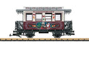 LGB G 36023 Wooden 2-Axle Passenger Car, 2023 Christmas Car