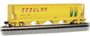 Bachmann N 19160 Cylindrical 4-Bay Grain Hopper, Scoular Grain