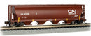 Bachmann N 19161 Cylindrical 4-Bay Grain Hopper, Canadian National