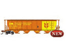 Bachmann Silver Series N 19166 Canadian Cylindrical 4-Bay Grain Hopper, Government of Canada
