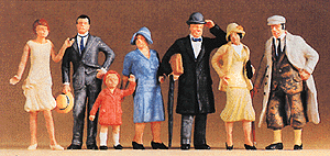 Preiser O 65300 Standing Passers-By, 1925