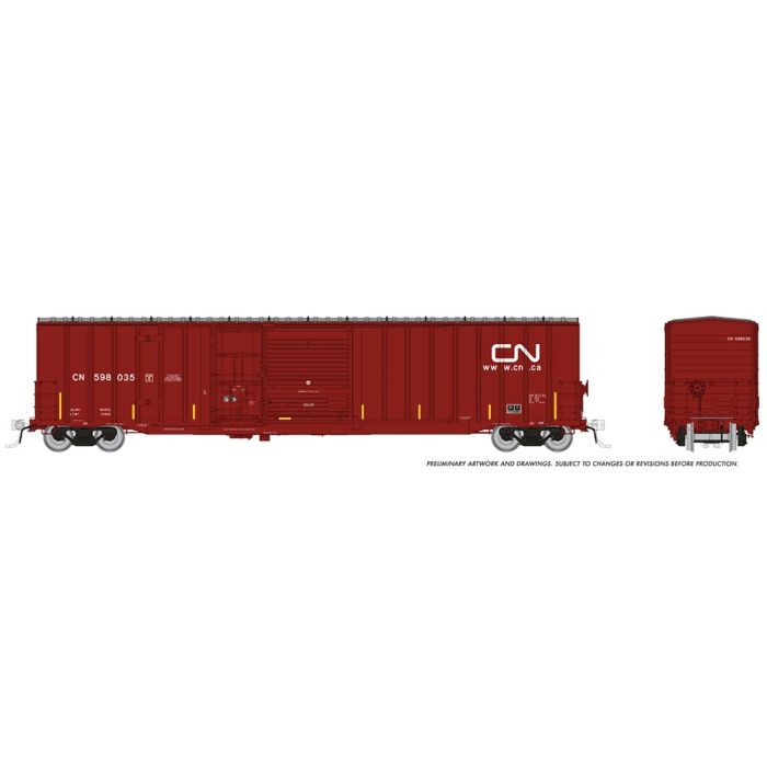 PREORDER Rapido HO 193005 Trenton Works 6348 Boxcar Canadian National Set