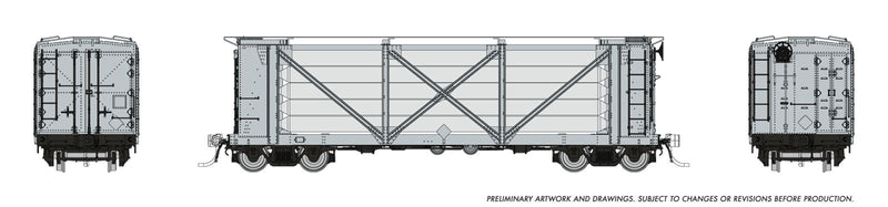 PREORDER Rapido HO 195099 ACF Helium Gas Tank Car 6-Pack, Painted, Unlettered