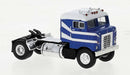 Brekina HO 85955 1950 Kenworth Bullnose Tractor Only, Assembled, Blue, White