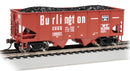 Bachmann HO 19518 USRA 55-Ton Outside-Braced 2-Bay Hopper, Burlington