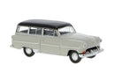 PREORDER Brekina HO 20247 1953-1954 Opel Olympia Caravan Station Wagon, Gray | 21.59