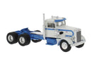 Brekina HO 85761 1955 Peterbilt 281 Semi Tractor Only, Assembled, White, Blue