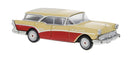 PREORDER Brekina HO 18176 1957 Buick Century Caballero, Beige | 26.99