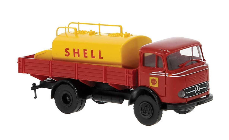 PREORDER Brekina HO 48049 1960 Mercedes-Benz LP 328 Low-Sided Delivery Truck with Tank Load, Shell | 24.29