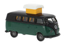 PREORDER Brekina HO 31634 1960 Volkswagen T1b Passenger Van with Pop-Up Roof, Green