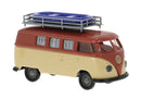 Brekina HO 31639 1960 Volkswagen T1b Passenger Van with Roof Rack, Beige