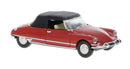 PREORDER Brekina HO 14230 Top Up 1960s Citroen DS Chapron Convertible, Red | 25.19