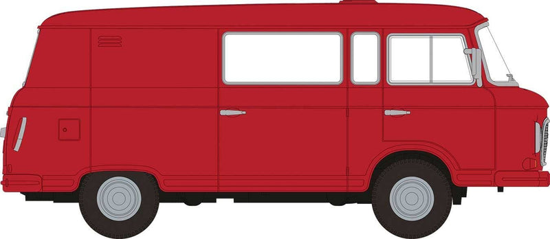 PREORDER Brekina HO 30228 1961-1991 Barkas B 1000 Halbbus Van, Red | 24.29