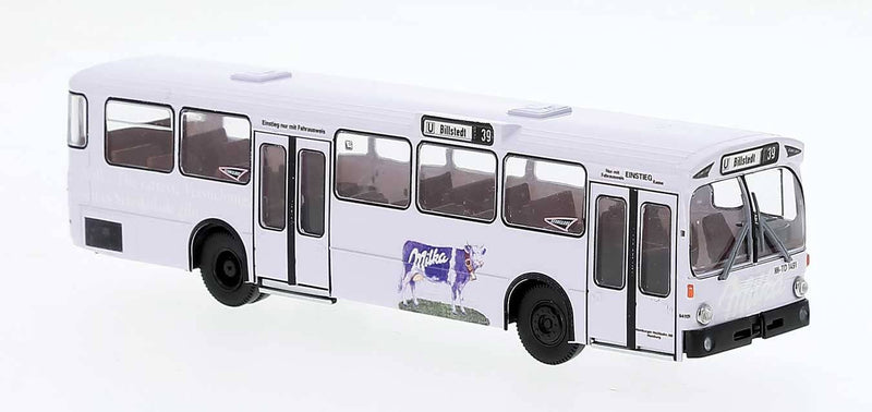PREORDER Brekina HO 50809 1969-1970s Mercedes-Benz O 305 City Bus, Hamburg Germany | 44.09