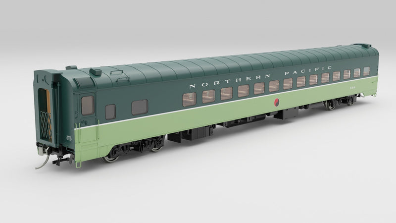PREORDER Rapido 197010 HO Northern Pacific pullman Plan 7509 Day-Nite Coach - Ready to Run -- Northern Pacific CB&Q