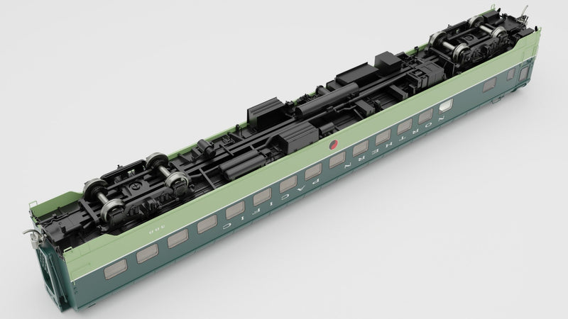 PREORDER Rapido 197010 HO Northern Pacific pullman Plan 7509 Day-Nite Coach - Ready to Run -- Northern Pacific CB&Q