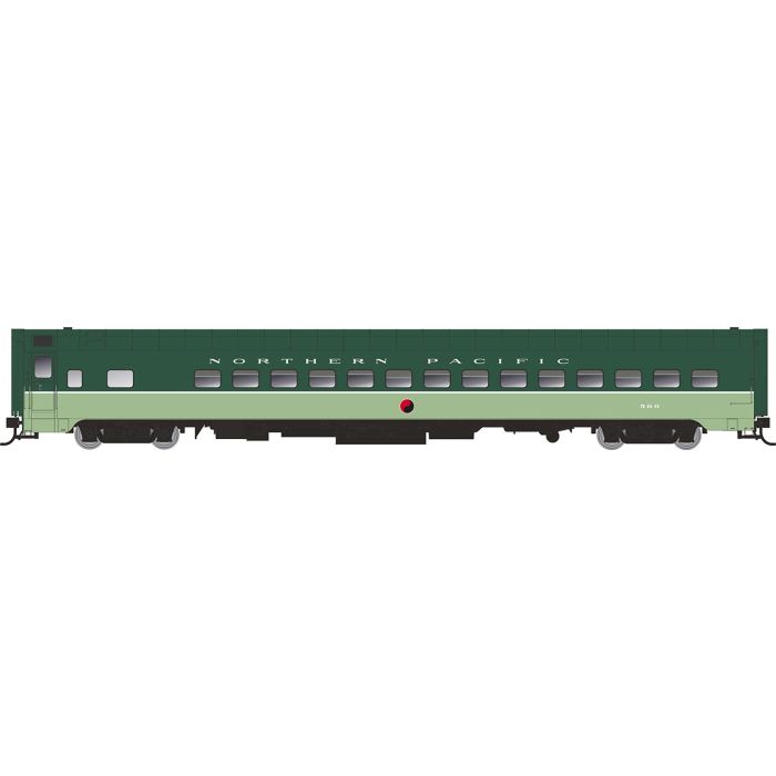 PREORDER Rapido HO 197007 Northern Pacific pullman Plan 7509 Day-Nite Coach, Northern Pacific