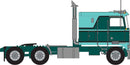 Trainworx N 41054 1970s Kenworth K100 Potomac Tractor with VIT Flat-Top Sleeper Cab, Assembled, Green