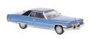 Brekina HO 18128 1972 Cadillac Coupe de Ville, Blue | 26.99