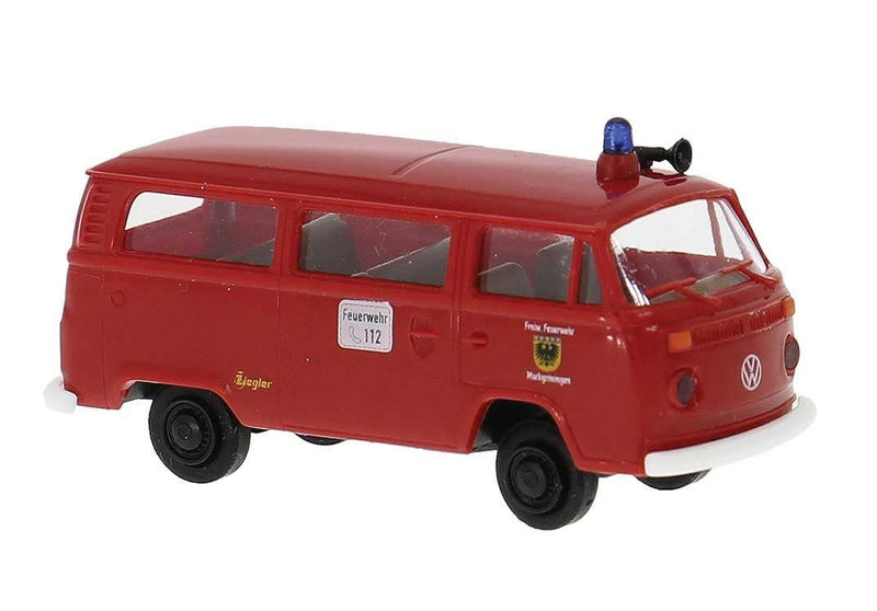 PREORDER Brekina HO 33160 1973-1979 Volkswagen Kombi T2 Passenger Van, Markgroningen German Fire Department