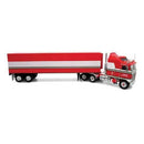 Iconic Replicas 430217 1979 Kenworth K100 Aerodyne with Van Trailer, Assembled, MB McKay Trucking (red, white)