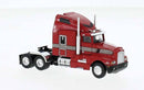 Brekina HO 85935 1984 Kenworth T600 Sleeper-Cab Tractor Only, Assembled, Red, Brown