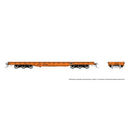 PREORDER Rapido HO 199006 Magor 54' Flat Car 6-Pack, Amtrak (Department of Defense) | 170.86