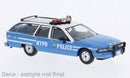Brekina HO PCX870452 1991 Chevrolet Caprice Station Wagon, Assembled, New York Police Department (blue, white)