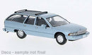 Brekina HO PCX870455 1991 Chevrolet Caprice Station Wagon, Assembled, Metallic Light Blue
