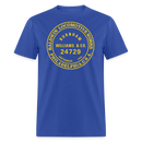 Baldwin Locomotive Works Builder's Plate Burnham - Unisex Classic T-Shirt - royal blue
