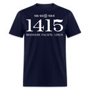 Missouri Pacific Lines Cab Info - Unisex Classic T-Shirt - navy