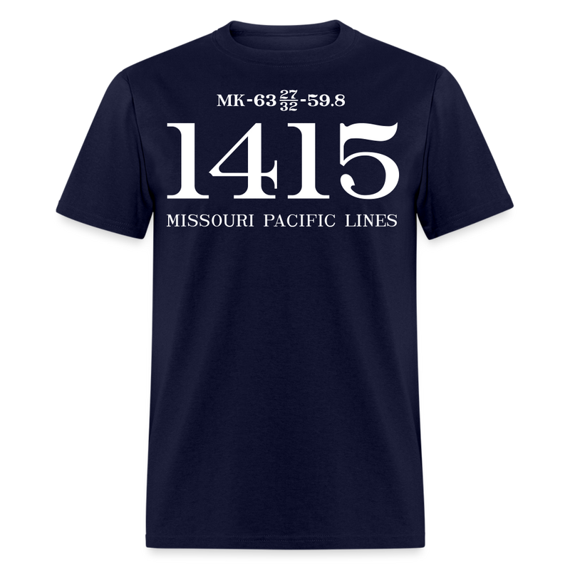 Missouri Pacific Lines Cab Info - Unisex Classic T-Shirt - navy