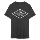 Lima Builder's Plate White Print - Unisex Classic T-Shirt - heather black