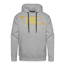 Maine Central Logo - Men’s Premium Hoodie - heather grey