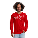 Union Pacific Big Boy Chalk Scrawl - Men's Premium Long Sleeve T-Shirt - red